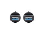 Eaton Tripp Lite Series USB-A Male zu USB-A Male Kabel, SuperSpeed, 3.0/3.1, Industrial, 3 ft. (0.91 m) - IP68, Shielded, TAA