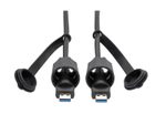 Eaton Tripp Lite Series USB-A Male zu USB-A Male Kabel, SuperSpeed, 3.0/3.1, Industrial, 6 ft. (1.83 m) - IP68, Shielded, TAA