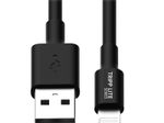 Eaton Tripp Lite Series USB-A zu Lightning Sync/Charge Kabel, MFi Certified - Schwarz, Stecker/Stecker, USB 2.0, 10 in. (0.3m)