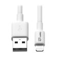 Eaton Tripp Lite Series USB-A zu Lightning Sync/Charge Kabel, MFi Certified - White, Stecker/Stecker, USB 2.0, 10 ft. (3.05 m)
