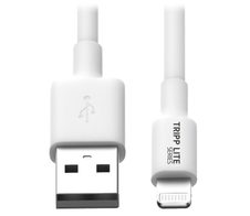 Eaton Tripp Lite Series USB-A zu Lightning Sync/Charge Kabel, MFi Certified - White, Stecker/Stecker, USB 2.0, 6 ft. (1.83 m)