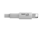 Eaton Tripp Lite Series USB-A zu Lightning Sync/Charge Kabel, MFi Certified - White, Stecker/Stecker, USB 2.0, 6 ft. (1.83 m)