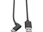 Eaton Tripp Lite Series USB-A zu USB-C Kabel, Right-Angle USB-C, USB 2.0, Thunderbolt 3 Compatible, (Stecker/Stecker), 6 ft. (1.83 m)