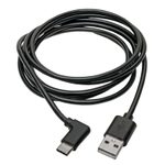Eaton Tripp Lite Series USB-A zu USB-C Kabel, Right-Angle USB-C, USB 2.0, Thunderbolt 3 Compatible, (Stecker/Stecker), 6 ft. (1.83 m)