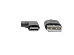 Eaton Tripp Lite Series USB-A zu USB-C Kabel, Right-Angle USB-C, USB 2.0, Thunderbolt 3 Compatible, (Stecker/Stecker), 6 ft. (1.83 m)
