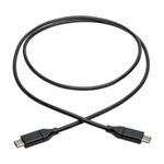 Eaton Tripp Lite Series USB-C Kabel (Stecker/Stecker) - USB 2.0, 5A Rated, 3 ft. (0.91 m)