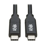 Eaton Tripp Lite Series USB-C Kabel (Stecker/Stecker) - USB 2.0, 5A Rated, USB-IF Certified, Thunderbolt 3, 1M (3.3 ft)