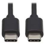 Eaton Tripp Lite Series USB-C Kabel (Stecker/Stecker) - USB 2.0, Thunderbolt 3, 60W PD Charging, Schwarz, 3 ft. (0.9 m)