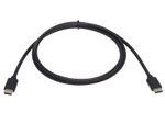 Eaton Tripp Lite Series USB-C Kabel (Stecker/Stecker) - USB 2.0, Thunderbolt 3, 60W PD Charging, Schwarz, 3 ft. (0.9 m)