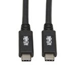 Eaton Tripp Lite Series USB-C Kabel (Stecker/Stecker) - USB 3.1, Gen 2 (10 Gbps), 5A Rating, Thunderbolt 3 Compatible, 20-in. (50.8 cm)