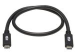 Eaton Tripp Lite Series USB-C Kabel (Stecker/Stecker) - USB 3.1, Gen 2 (10 Gbps), 5A Rating, Thunderbolt 3 Compatible, 20-in. (50.8 cm)
