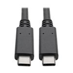 Eaton Tripp Lite Series USB-C Kabel (Stecker/Stecker) - USB 3.1, Gen 2 (10 Gbps), 5A Rating, Thunderbolt 3 Compatible, 3 ft. (0.91 m)
