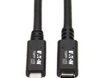 Eaton Tripp Lite Series USB-C Verlängerung Kabel (M/F) - USB 3.2 Gen 1 (5 Gbps), Thunderbolt 3 Compatible, Schwarz, 3 ft. (0.91 m)
