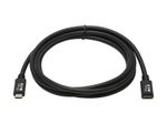 Eaton Tripp Lite Series USB-C Verlängerung Kabel (M/F) - USB 3.2 Gen 1 (5 Gbps), Thunderbolt 3 Compatible, Schwarz, 6 ft. (1.83 m)