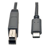 Eaton Tripp Lite Series USB-C zu USB Type-B Kabel (Stecker/Stecker) - USB 3.1, Gen 2 (10 Gbps), Thunderbolt 3 Compatible, 3 ft. (0.91 m)