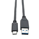 Eaton Tripp Lite Series USB-C zu USB-A Kabel (Stecker/Stecker), USB 3.1 Gen 1 (5 Gbps), Thunderbolt 3 Compatible, 6 ft. (1.83 m)