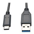Eaton Tripp Lite Series USB-C zu USB-A Kabel (Stecker/Stecker), USB 3.1 Gen 2 (10 Gbps), Thunderbolt 3 Compatible, 3 ft. (0.91 m)