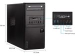 Ankermann Business V2 Work Desktop PC, AMD Ryzen 5 5600G, 16GB RAM, 1TB M.2 SSD