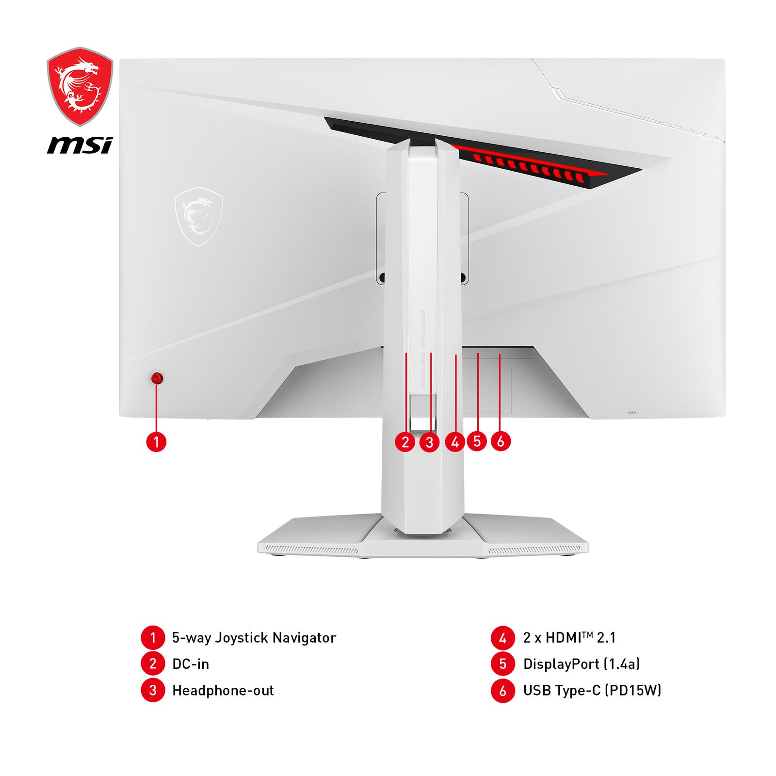 MSI MAG 274URFWDE Esports Gaming-Monitor 27" (69 cm)