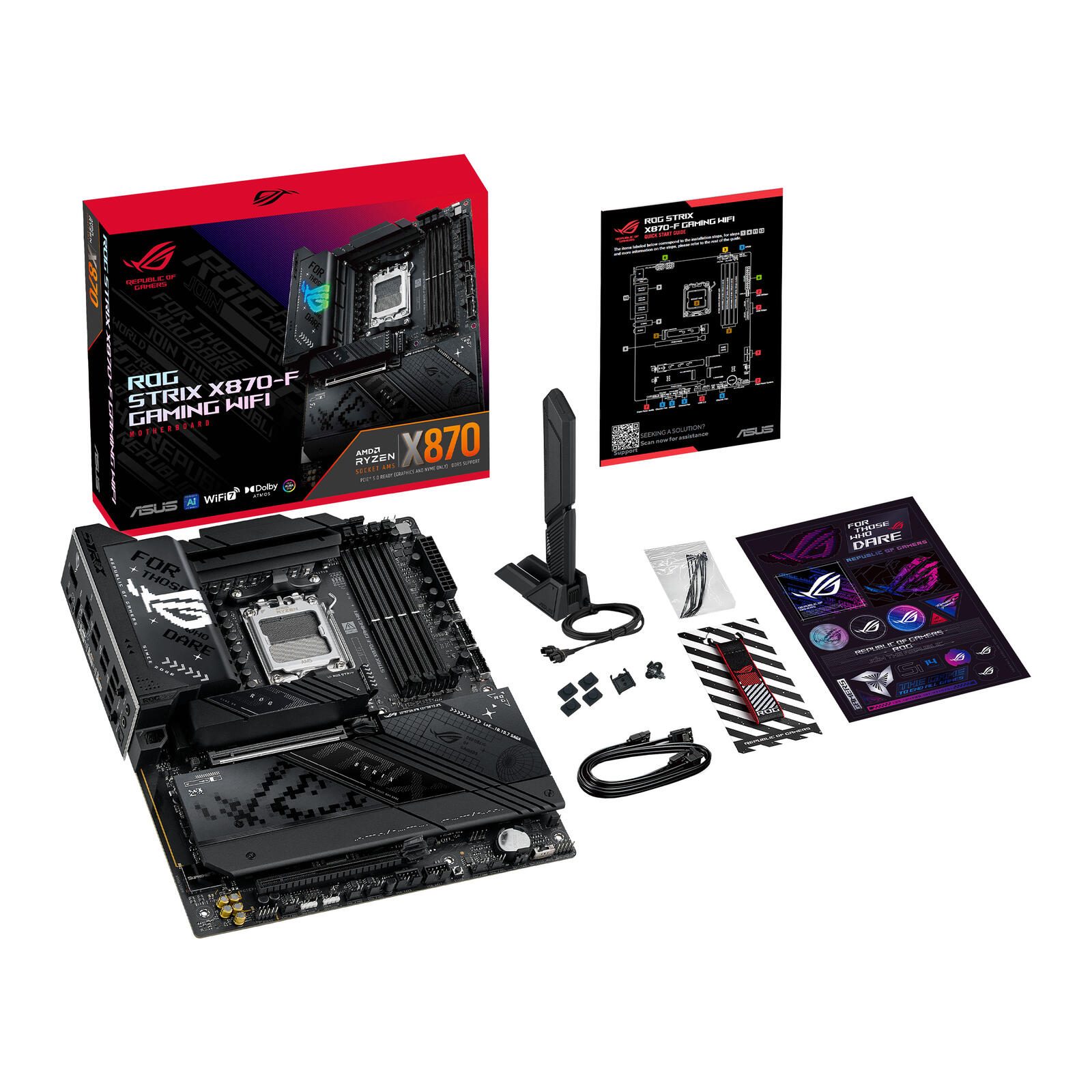 ASUS ROG STRIX X870-F GAMING WIFI Mainboard Sockel AM5