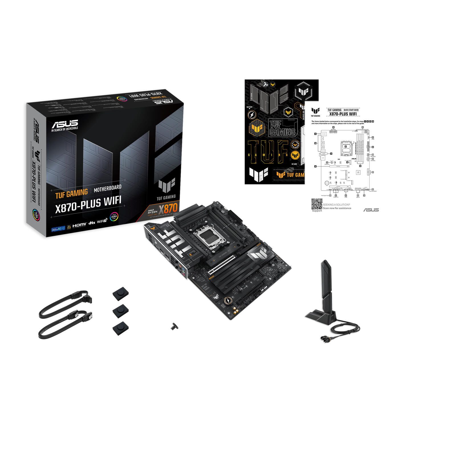 ASUS TUF GAMING X870-PLUS WIFI Mainboard Sockel AM5