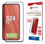 DISPLEX Premium Glas (Full Cover) für Samsung Galaxy S24 FE
