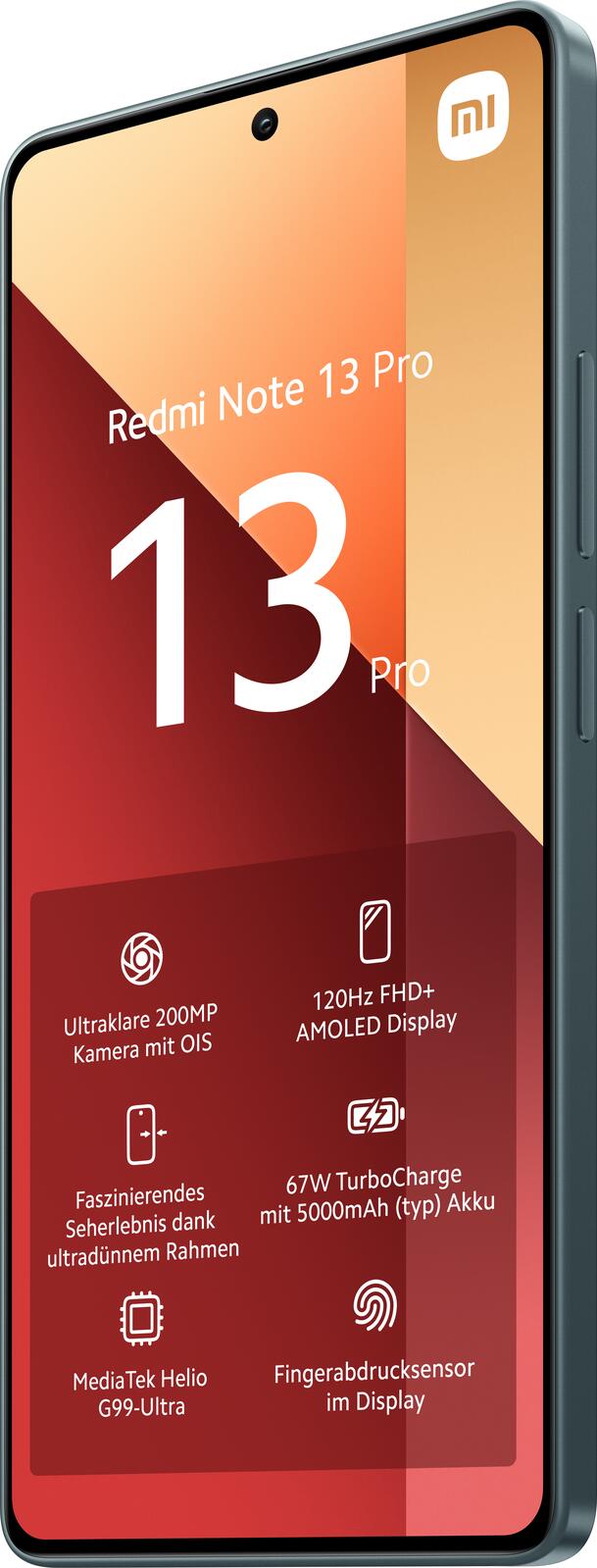 Xiaomi Redmi Note 13 Pro -4G- 512GB/12GB Dual-SIM, grün