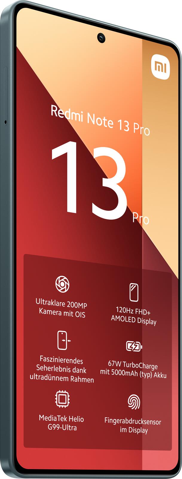 Xiaomi Redmi Note 13 Pro -4G- 512GB/12GB Dual-SIM, grün