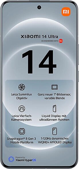 Xiaomi 14 Ultra -5G- 512GB/16GB Dual-SIM, weiß