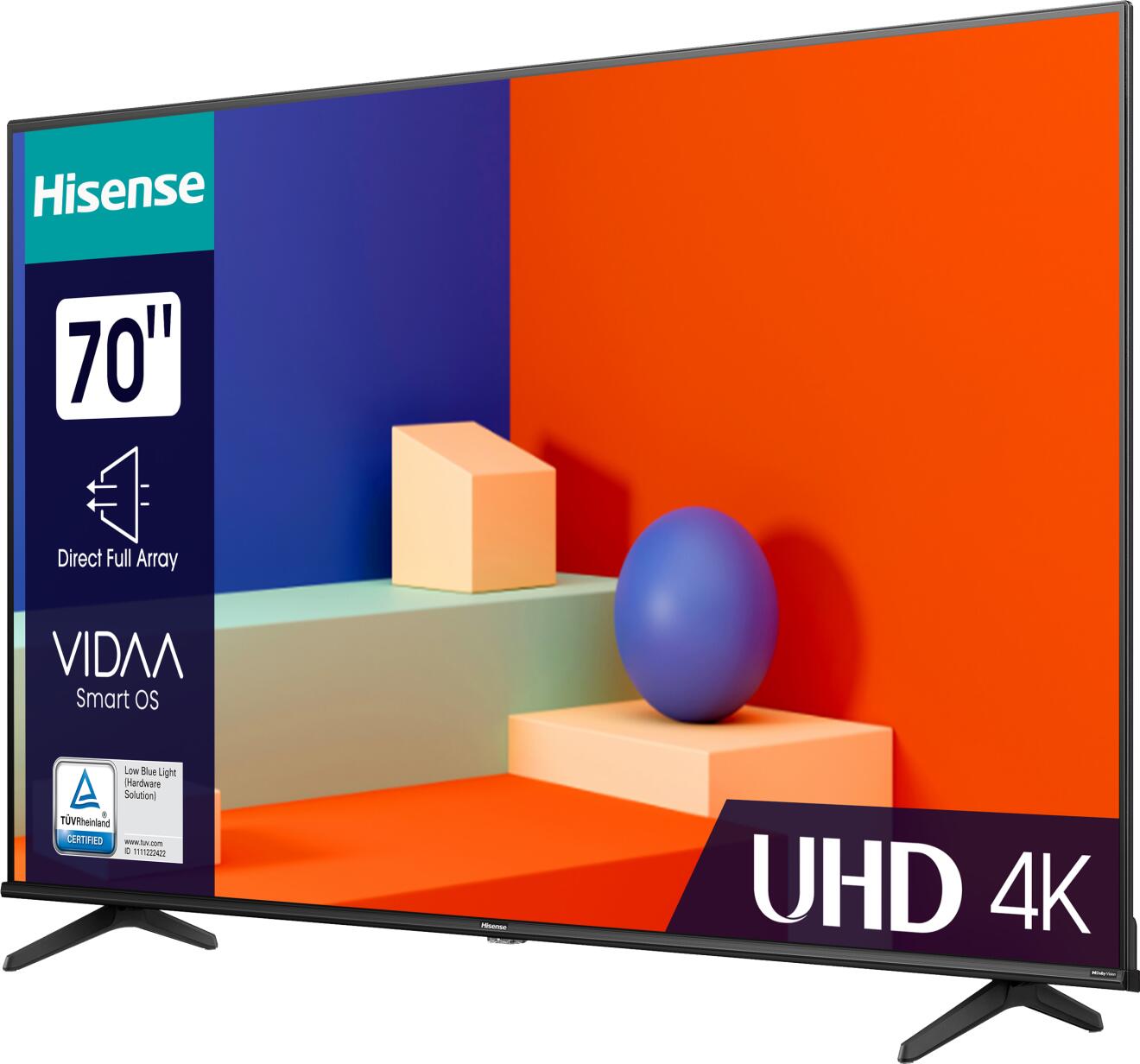 Hisense 70A6K UHD-Fernseher 178cm (70"), 3840×2160