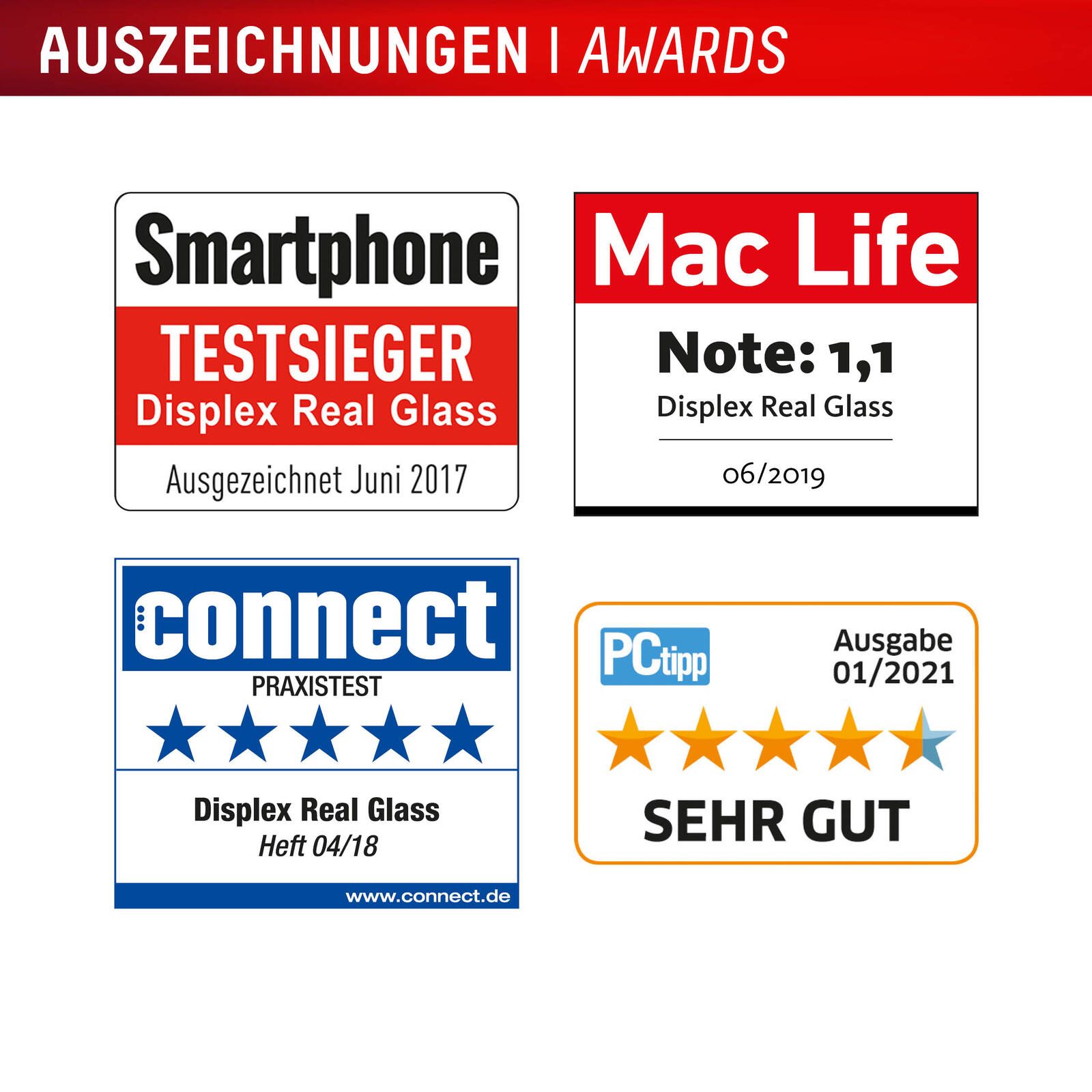 DISPLEX Real Schutzglass für Xiaomi 14T, 14T Pro