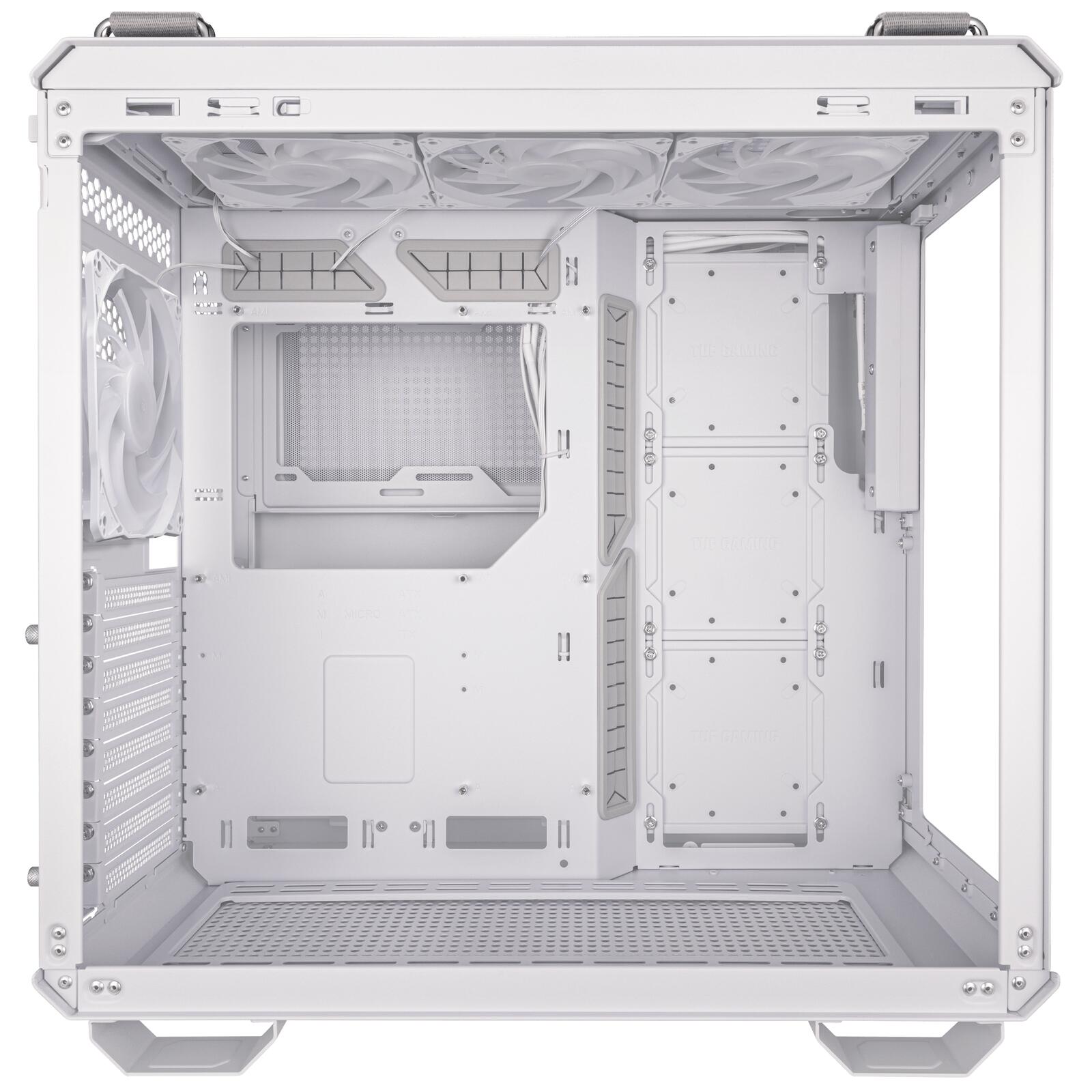ASUS TUF Gaming GT502 PLUS TG modulares PC Gehäuse, weiß