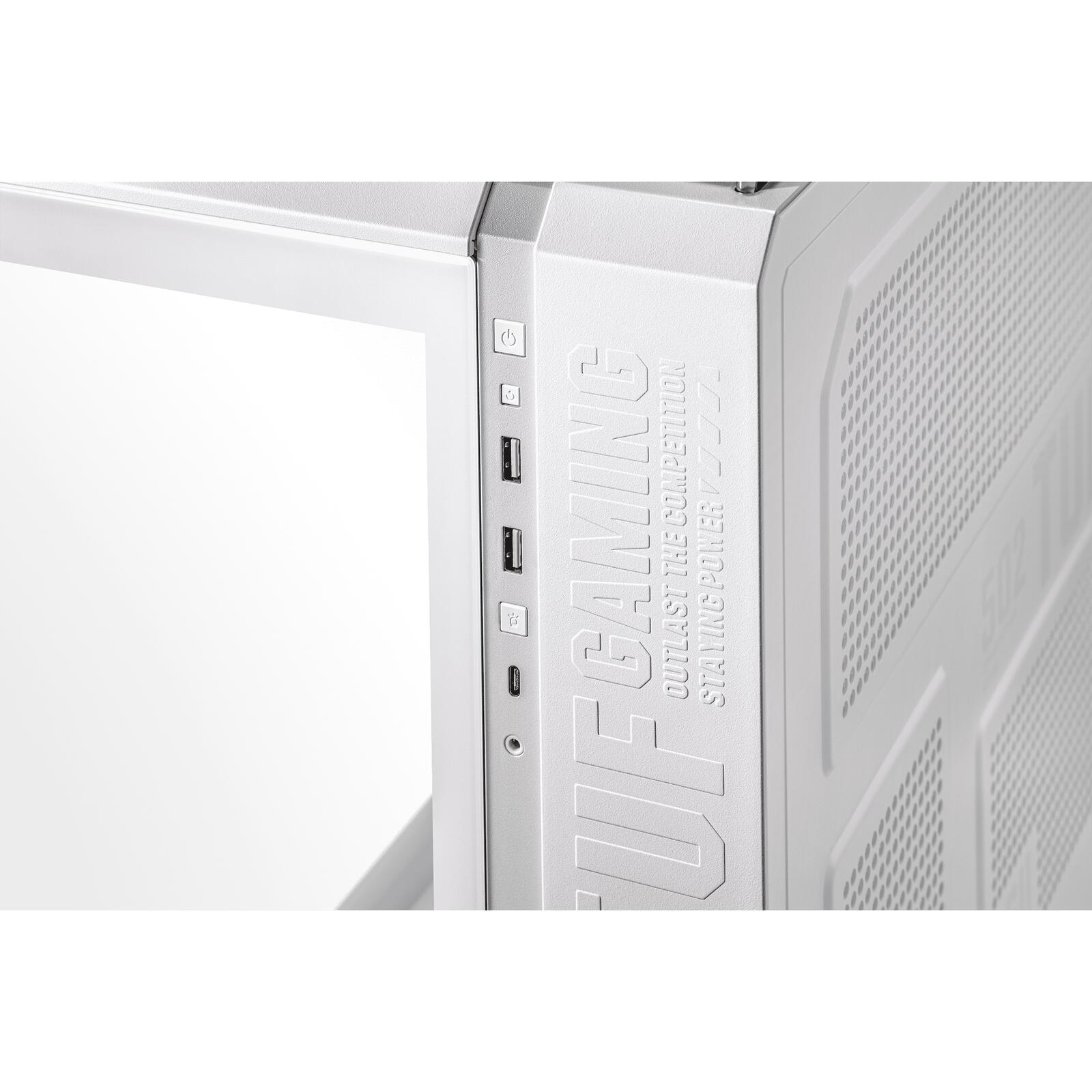 ASUS TUF Gaming GT502 PLUS TG modulares PC Gehäuse, weiß