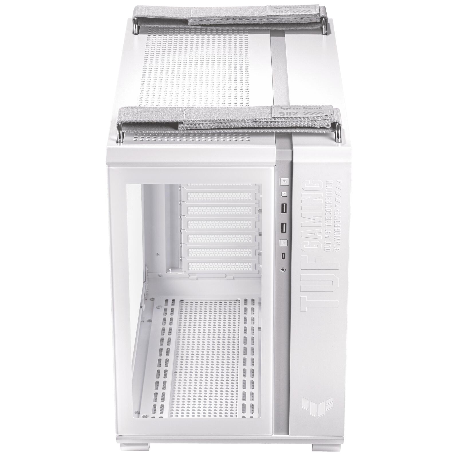 ASUS TUF Gaming GT502 PLUS TG modulares PC Gehäuse, weiß