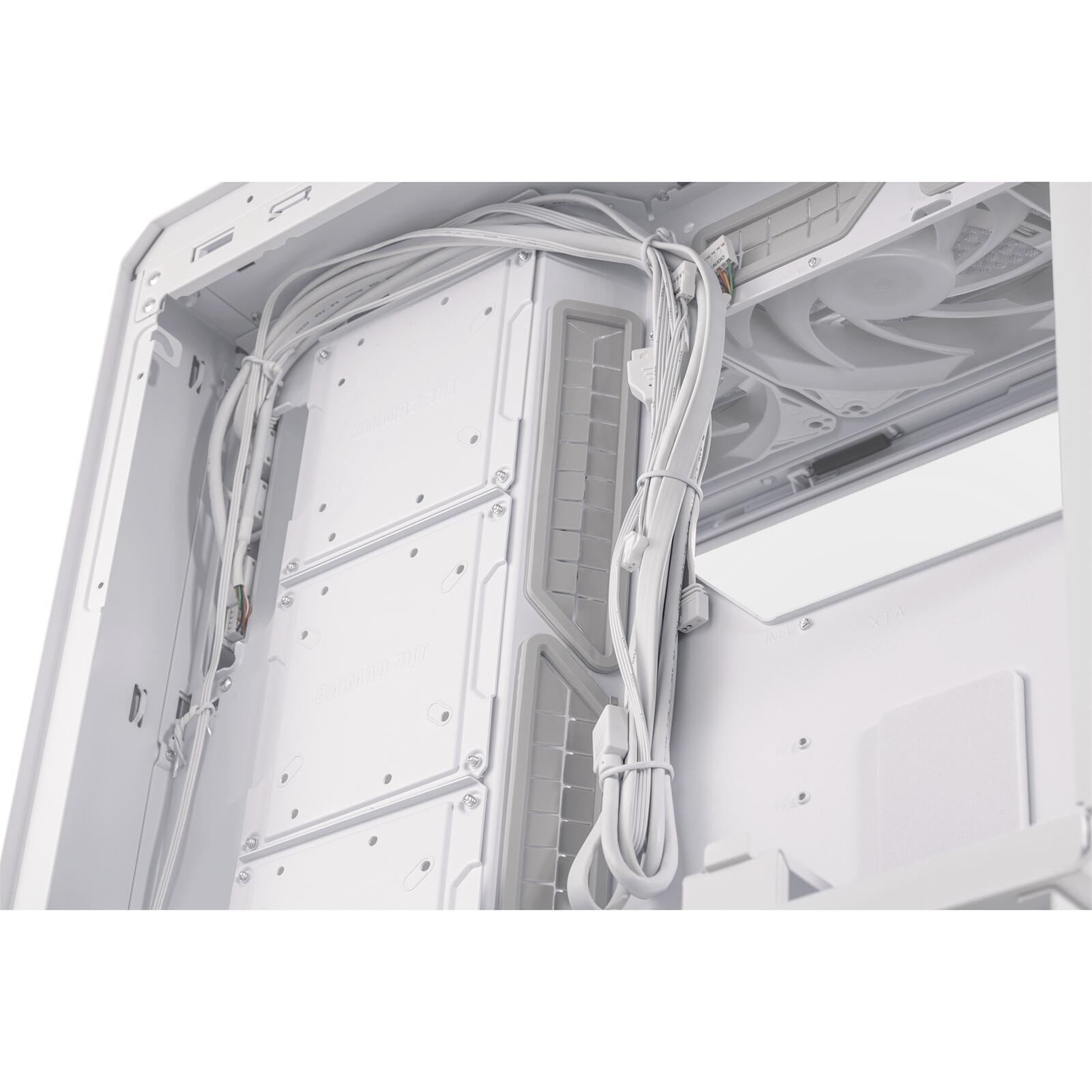 ASUS TUF Gaming GT502 PLUS TG modulares PC Gehäuse, weiß