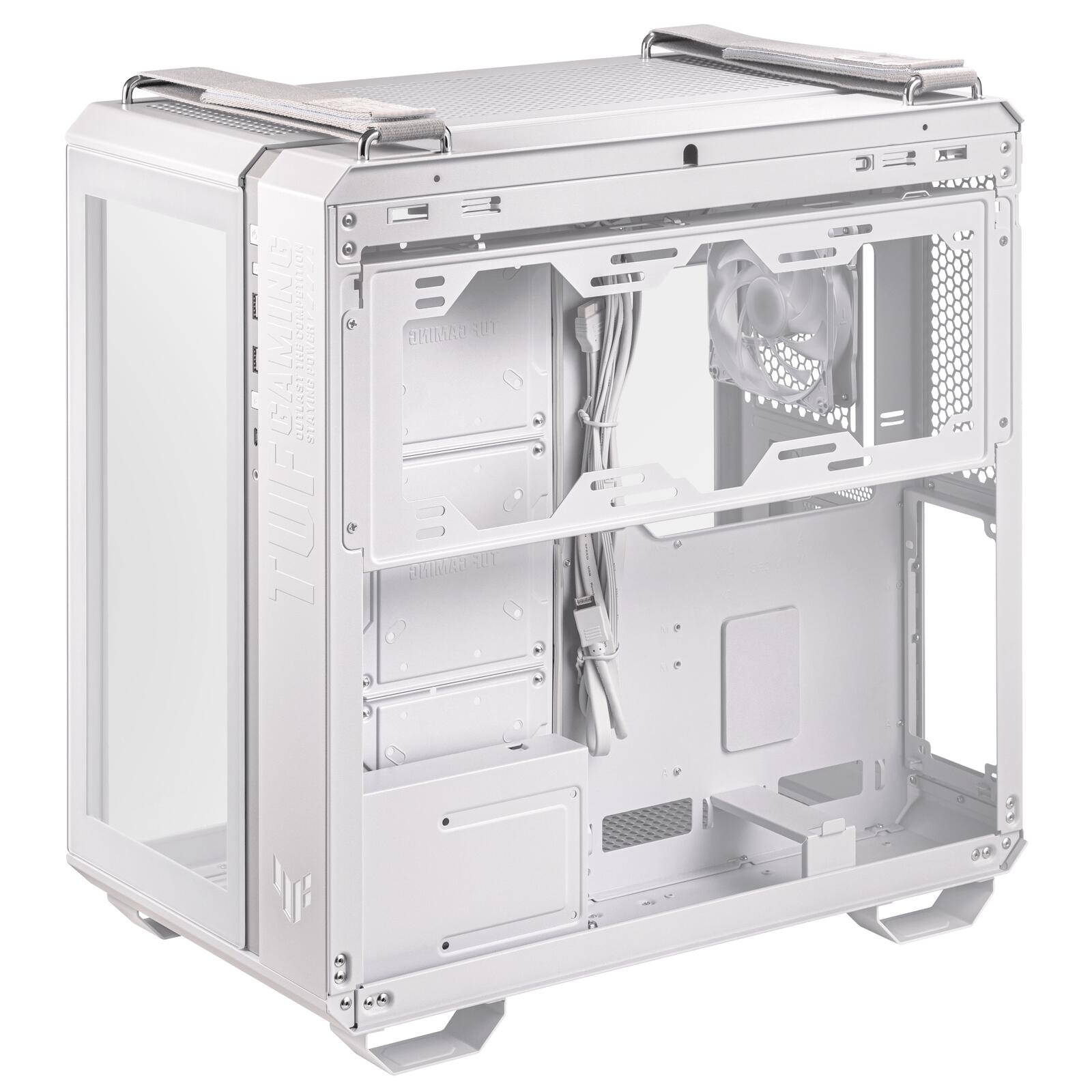 ASUS TUF Gaming GT502 PLUS TG modulares PC Gehäuse, weiß