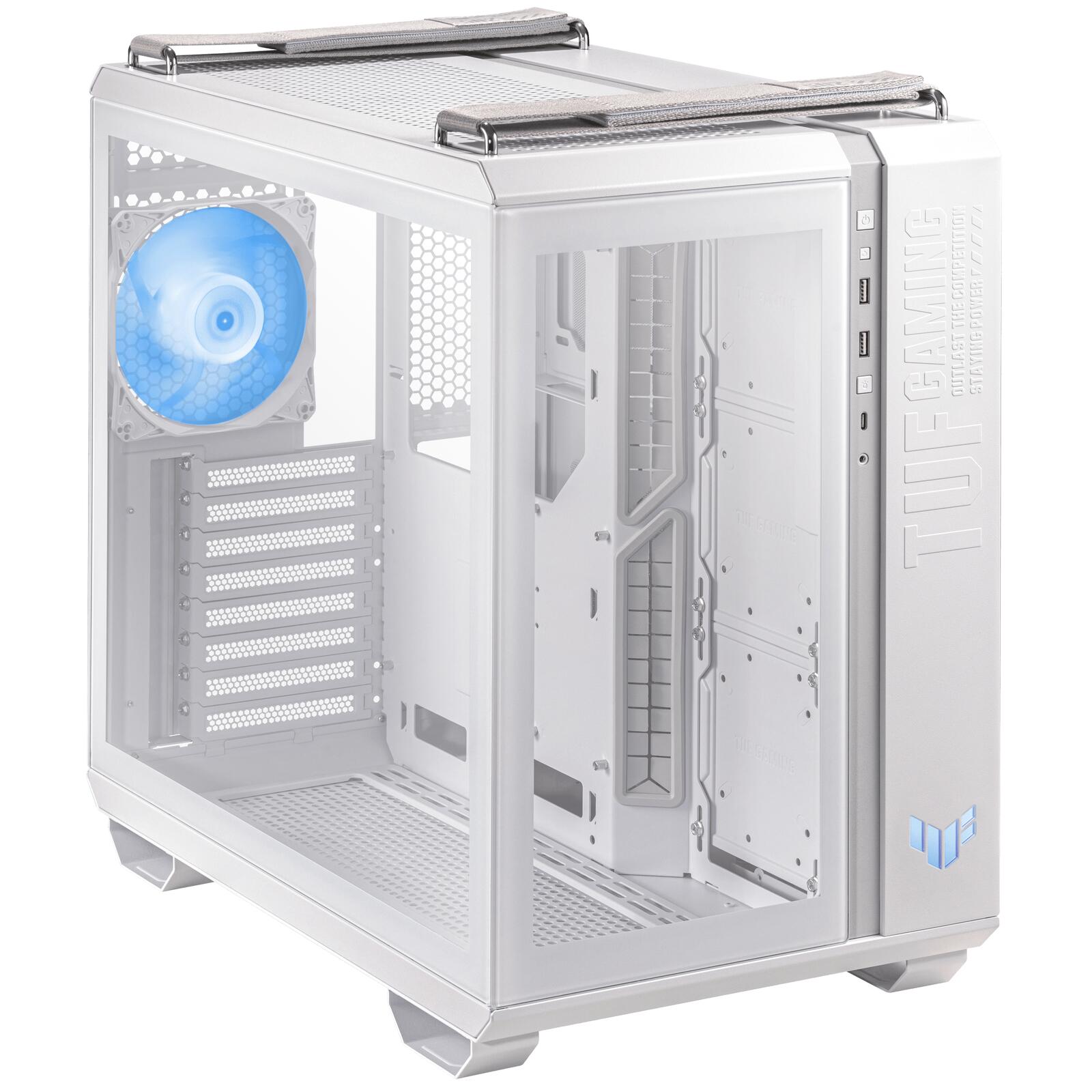 ASUS TUF Gaming GT502 PLUS TG modulares PC Gehäuse, weiß