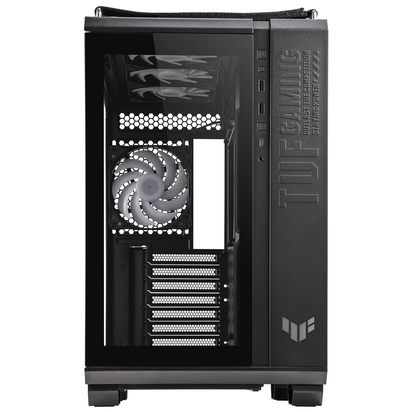 ASUS TUF Gaming GT502 PLUS TG modulares PC Gehäuse, schwarz