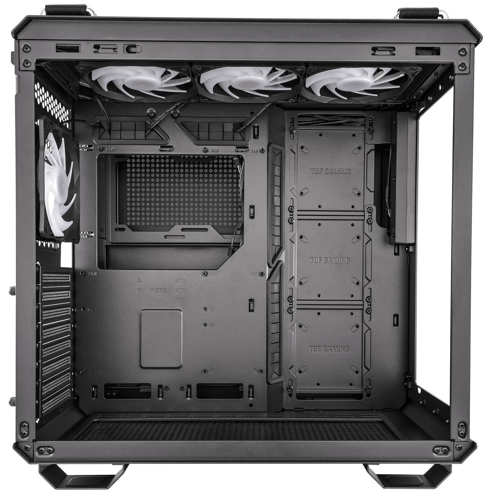 ASUS TUF Gaming GT502 PLUS TG modulares PC Gehäuse, schwarz