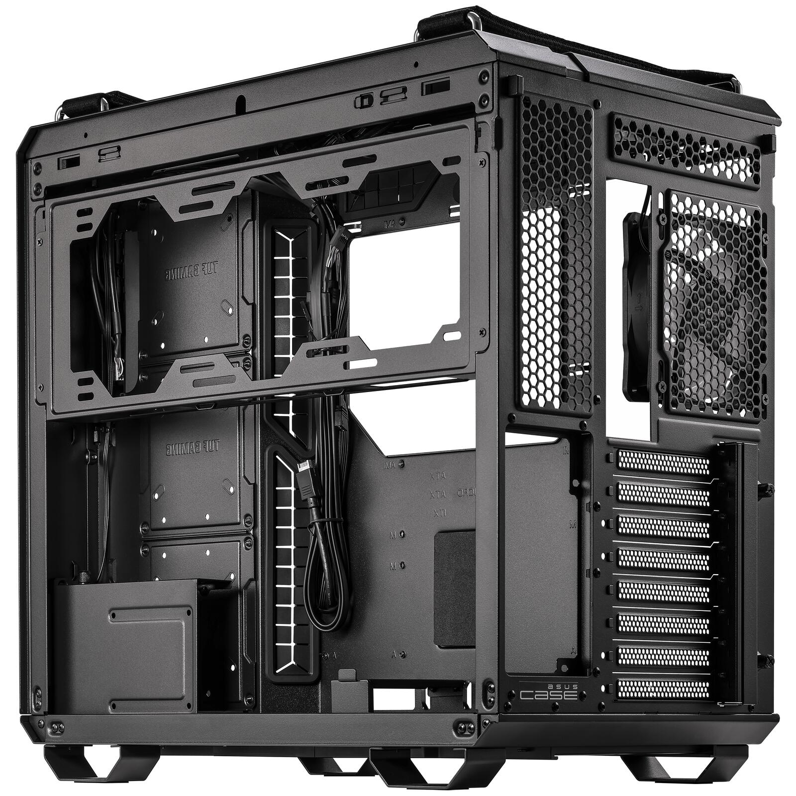 ASUS TUF Gaming GT502 PLUS TG modulares PC Gehäuse, schwarz
