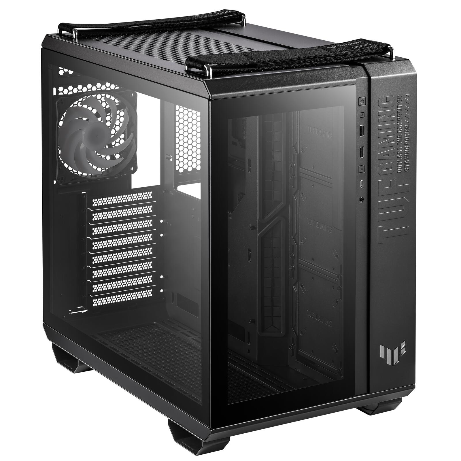 ASUS TUF Gaming GT502 PLUS TG modulares PC Gehäuse, schwarz