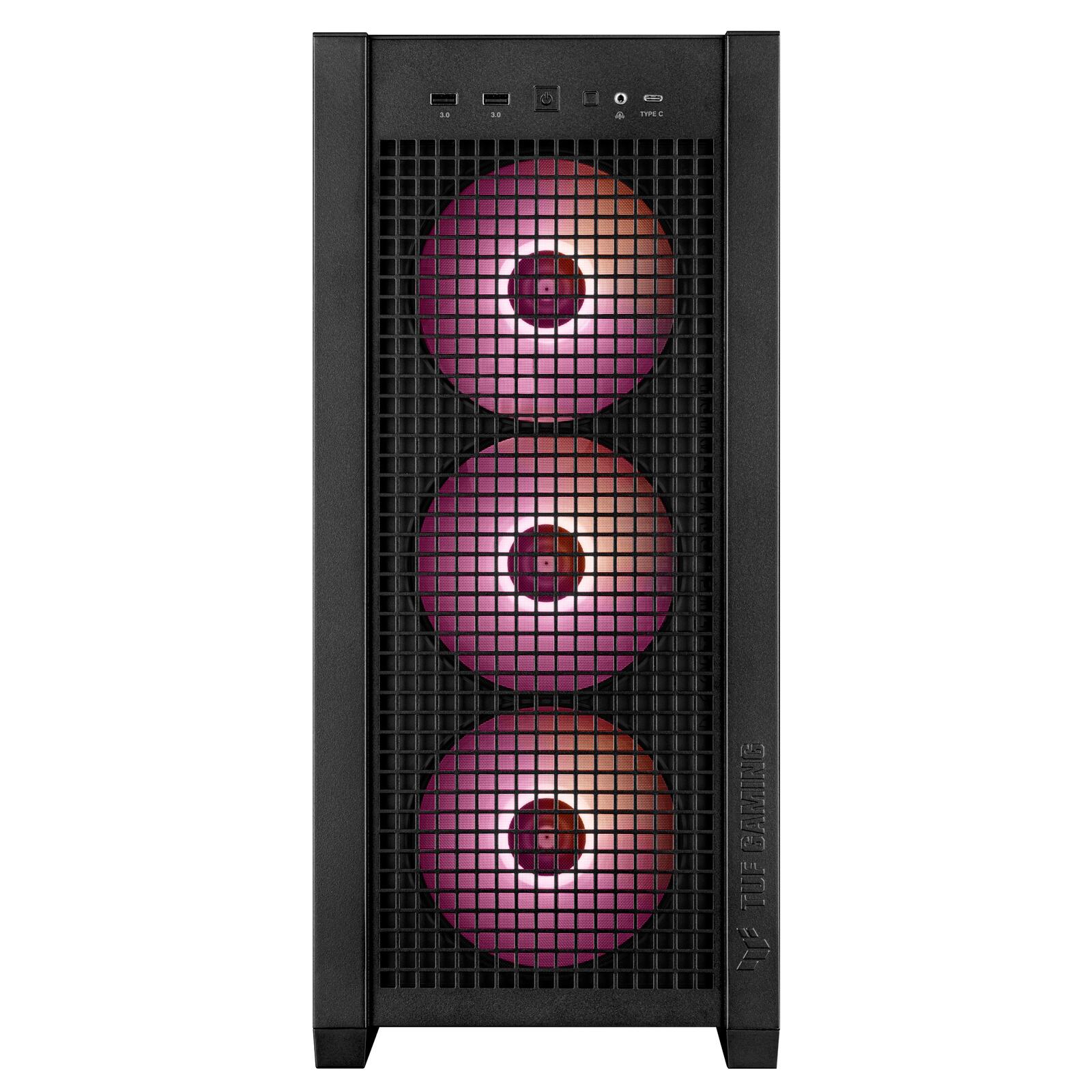 ASUS TUF Gaming GT302 ARGB Mid-Tower-ATX-Gehäuse, schwarz