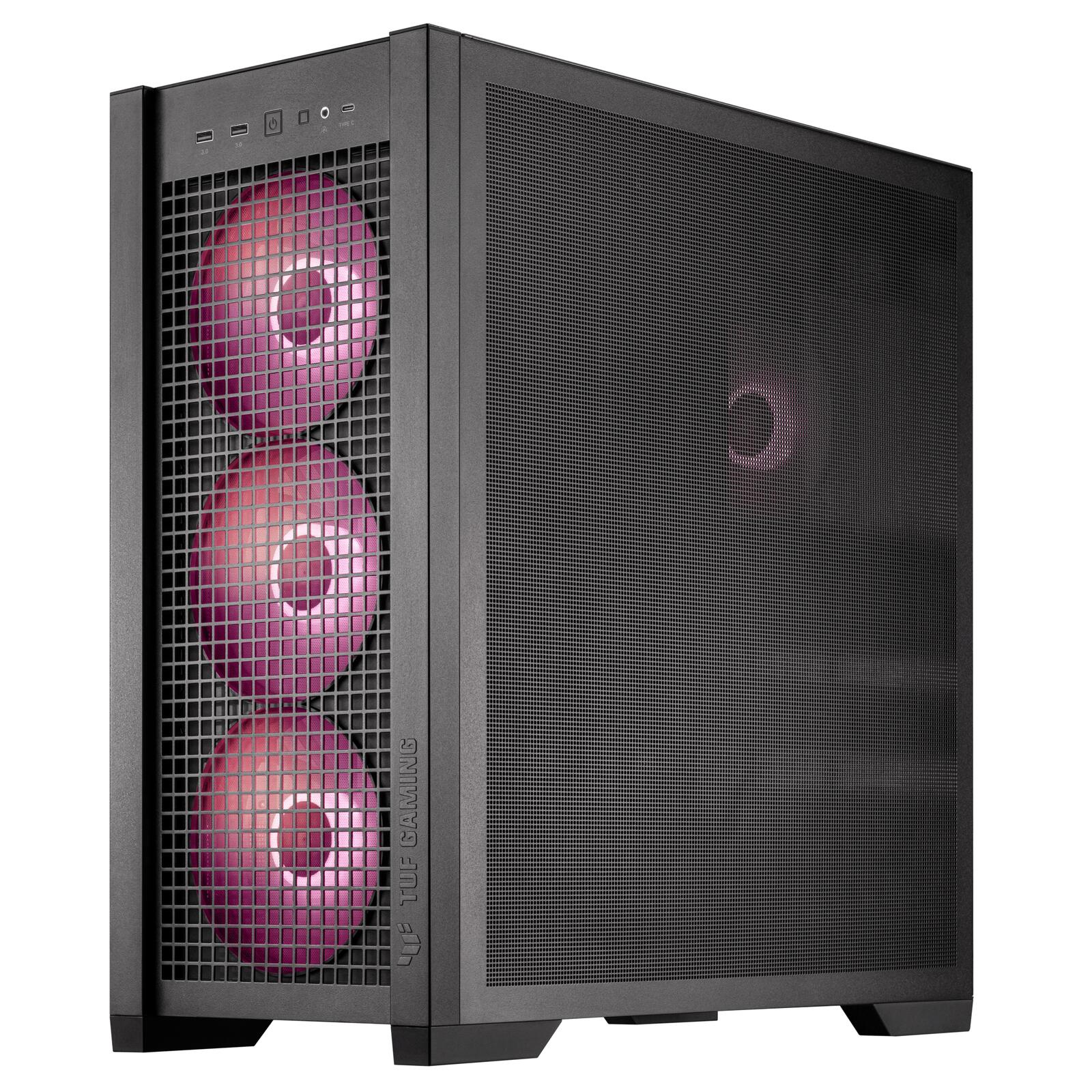 ASUS TUF Gaming GT302 ARGB Mid-Tower-ATX-Gehäuse, schwarz