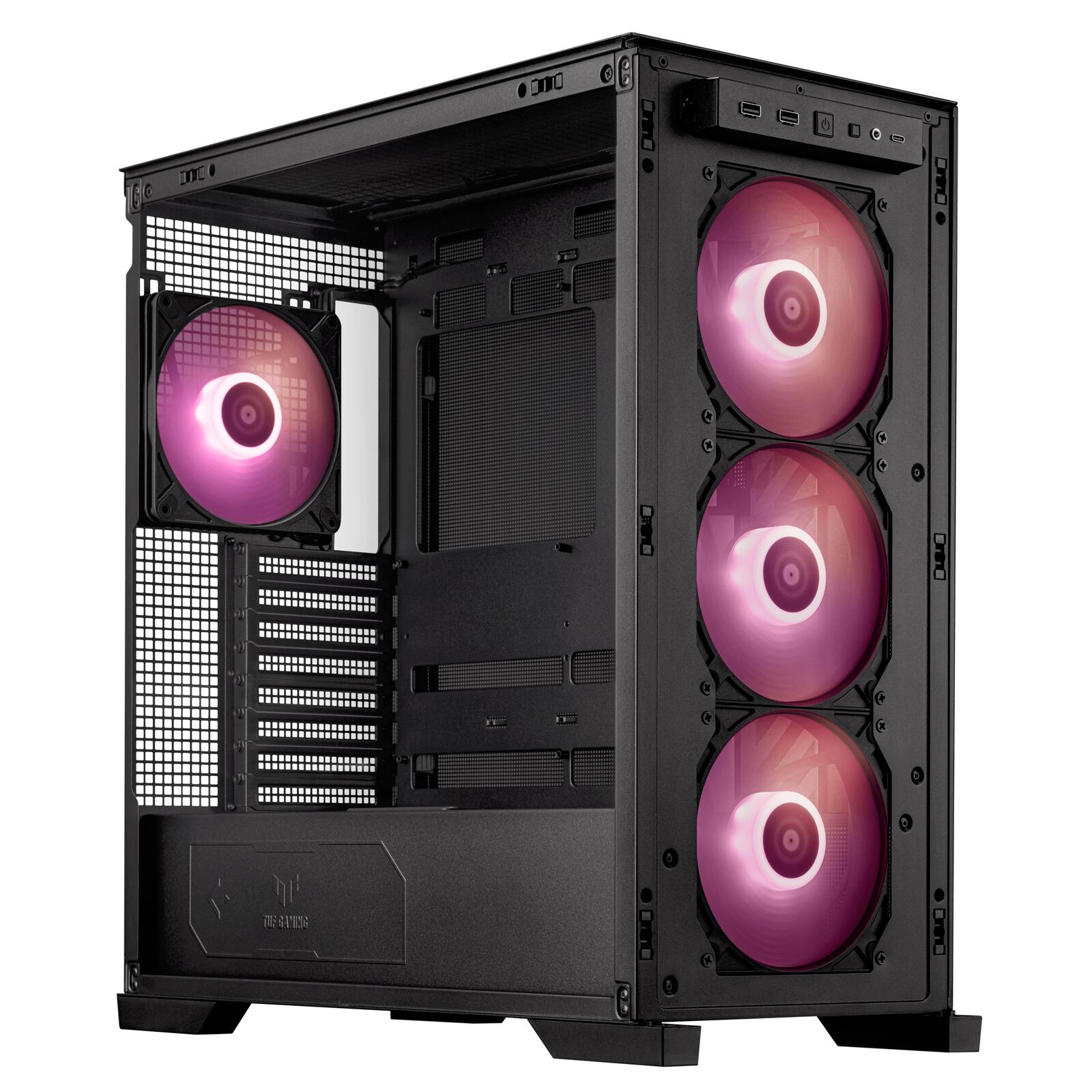 ASUS TUF Gaming GT302 ARGB Mid-Tower-ATX-Gehäuse, schwarz