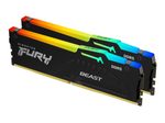 Kingston FURY Beast RGB DDR5 Kit 64 GB: 2 x 32 GB, DIMM 288-PIN, 6000 MHz, PC5-48000