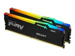 Kingston FURY Beast RGB DDR5 Kit 64 GB: 2 x 32 GB, DIMM 288-PIN, 6000 MHz, PC5-48000