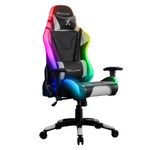 X Rocker Agility eSports Gaming-Bürodrehstuhl mit LED-Beleuchtung & App-Steuerung - schwarz/weiß