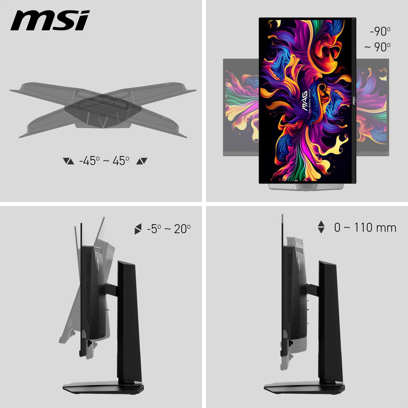 MSI MAG 271QPXDE QD-OLED E2 Gaming-Monitor 26.5” (67.31 cm)