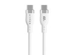 Hyper® HyperJuice USB-C Silikon-Ladekabel (1.5m/5ft) - Weiß