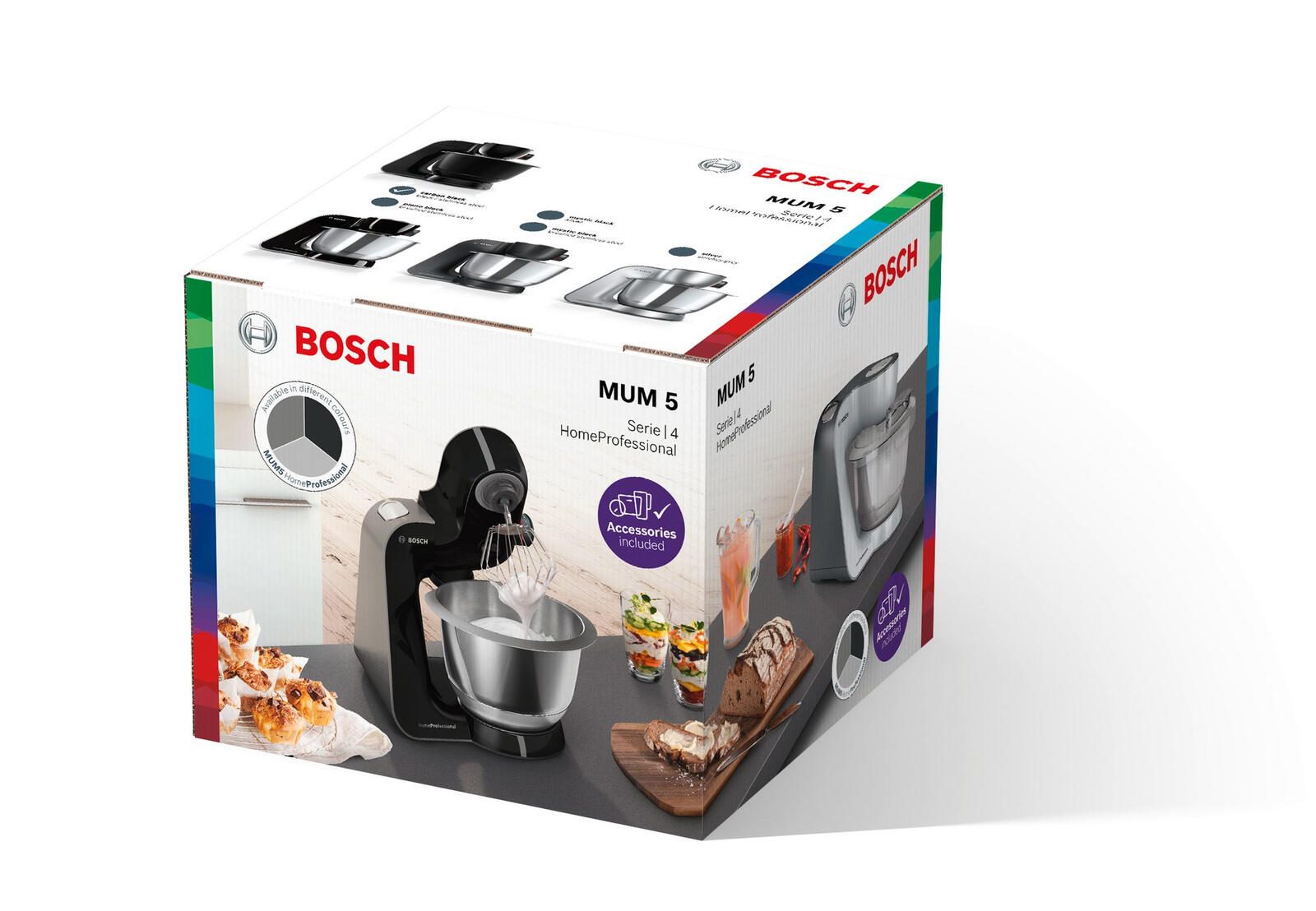 Bosch MUM59N26CB Küchenmaschine, 1000 W schwarz